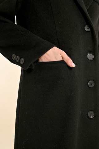 Manteau en laine - Noir