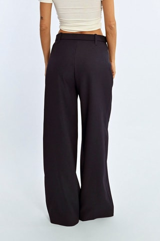 Pantalon wide legs - Bleu marine