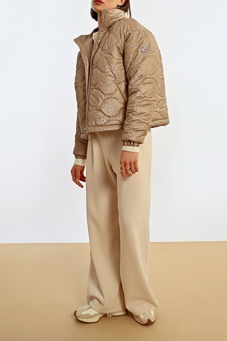 Gewatteerde Jas - Beige