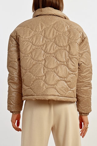 Gewatteerde Jas - Beige
