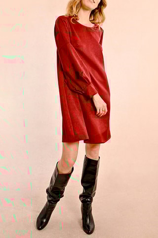 Robe droite - Bordeaux