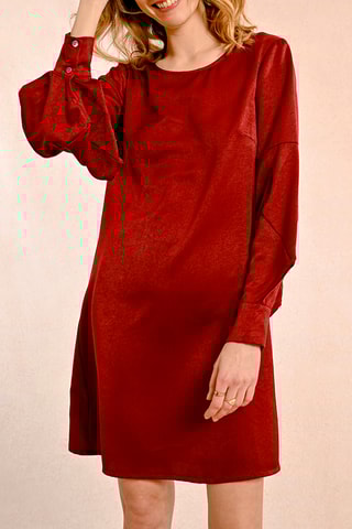 Robe droite - Bordeaux