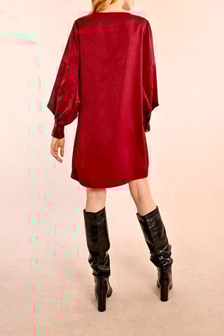 Robe droite - Bordeaux