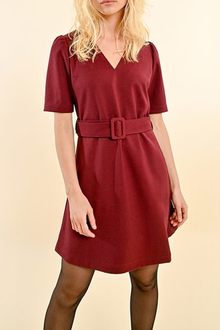 Robe droite - Bordeaux