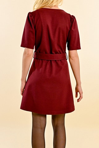 Robe droite - Bordeaux