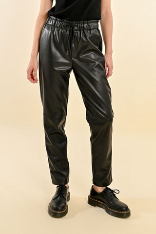 Pantalon taille haute - Noir