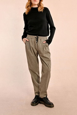 Broek - Zwart en Beige