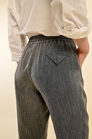 Pantalon - Gris foncé chiné