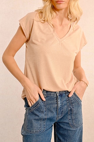 T-shirt - Beige