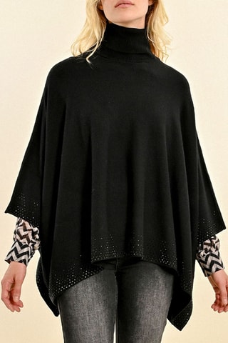 Poncho - Noir