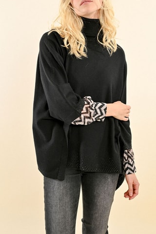 Poncho - Noir