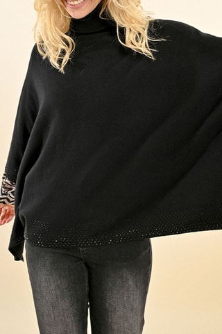 Poncho - Noir