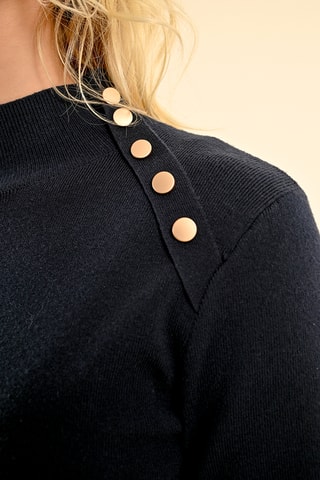 Robe fourreau - Bleu marine