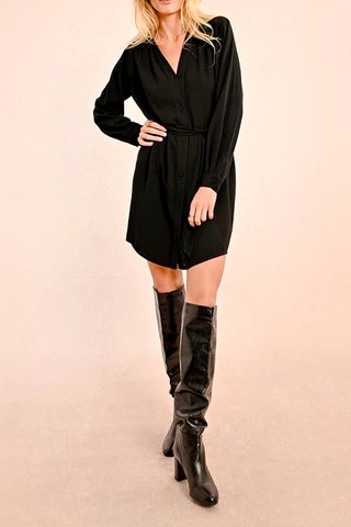 Robe chemise - Noir