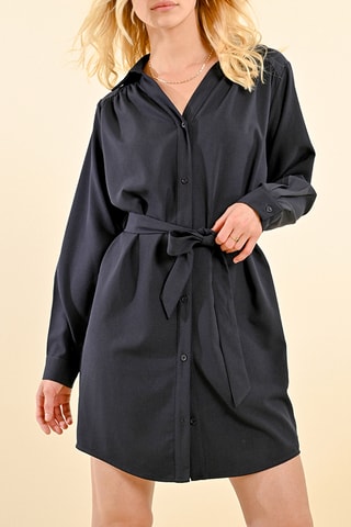 Robe chemise - Bleu marine