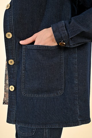 Veste en jean - Bleu foncé