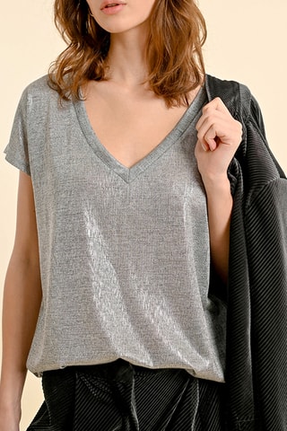 T-shirt - Gris chiné