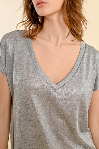 T-shirt - Gris chiné