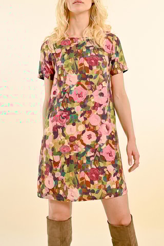 Robe droite - Vert citron
