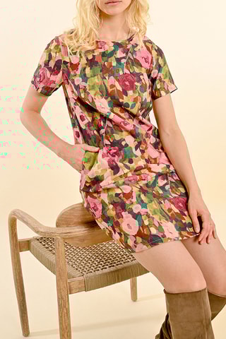 Robe droite - Vert citron