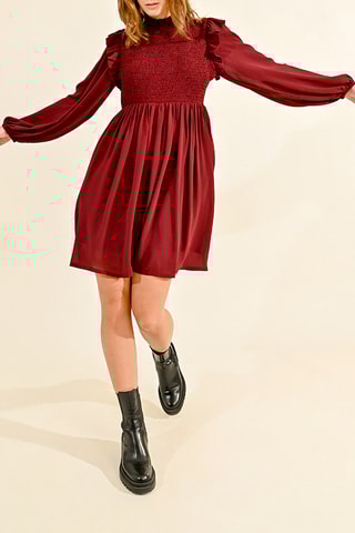 Robe patineuse - Bordeaux