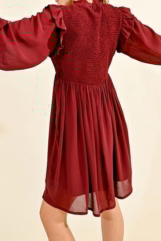 Robe patineuse - Bordeaux