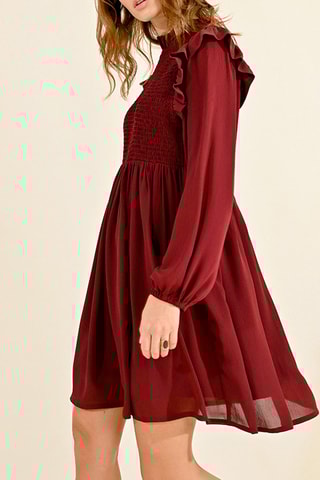 Robe patineuse - Bordeaux