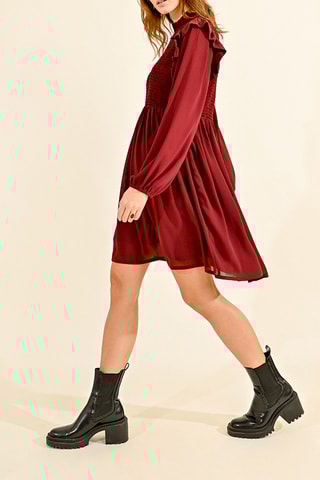 Robe patineuse - Bordeaux