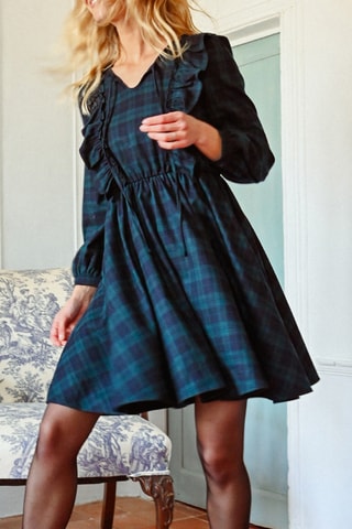 Robe patineuse - Vert foncé