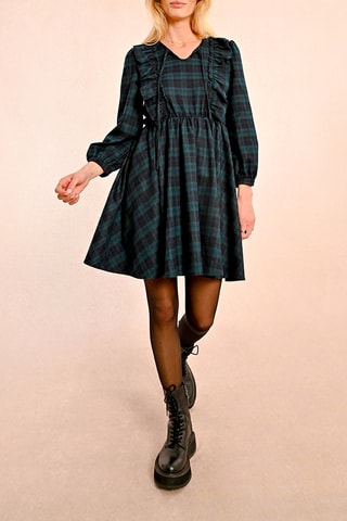 Robe patineuse - Vert foncé