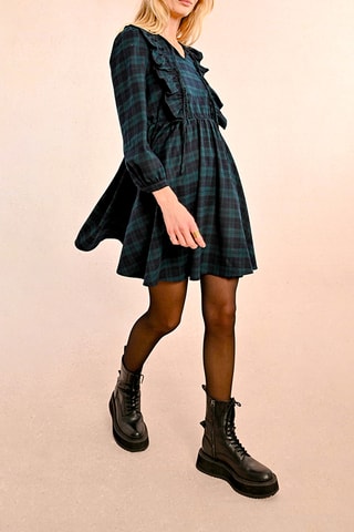 Robe patineuse - Vert foncé