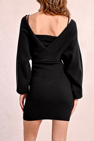 Robe fourreau - Noir