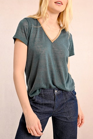 T-shirt - Bleu pétrole