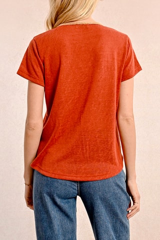 T-shirt - Steenrood