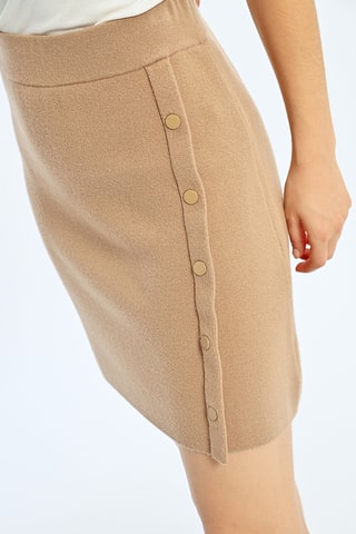 Jupe droite - Beige