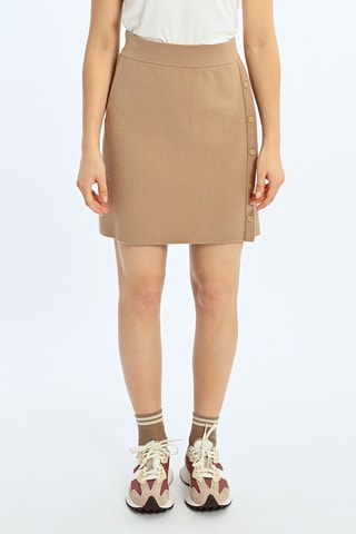 Jupe droite - Beige