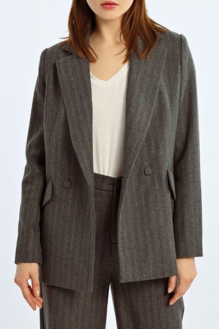 Wollen Blazer Grijs