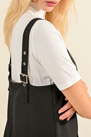 Robe-salopette - Noir