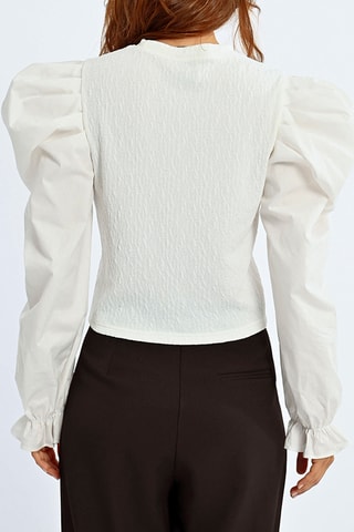 Top - Blanc cassé