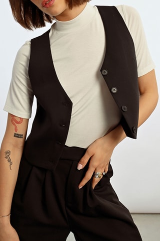 Gilet de costume - Noir