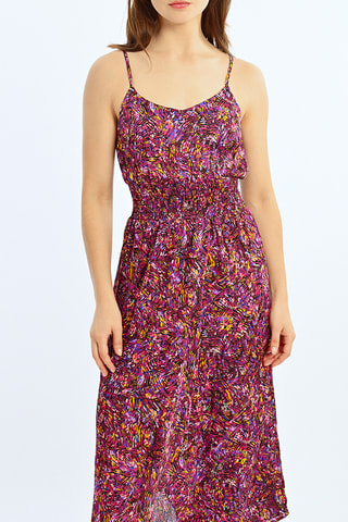 Robe midi - Violet