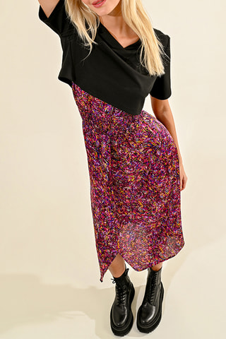 Robe midi - Violet