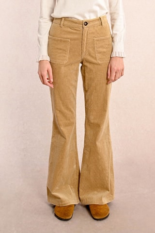 Pantalon flare - Beige