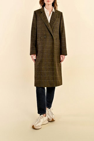 Manteau en laine - Kaki