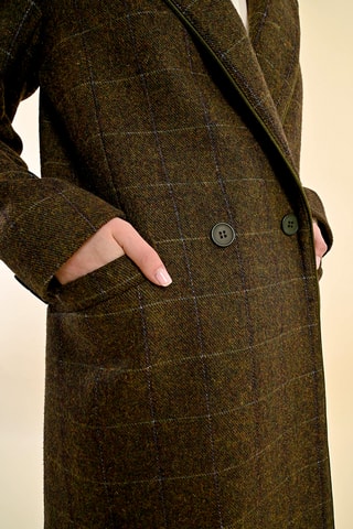 Manteau en laine - Kaki