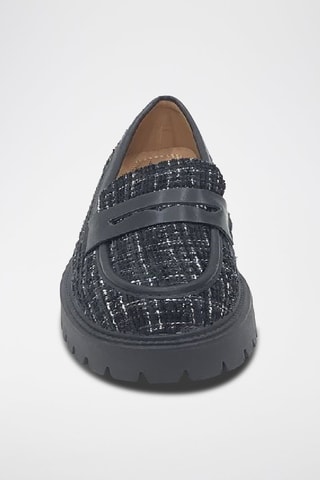 Mocassins com plataforma - Preto