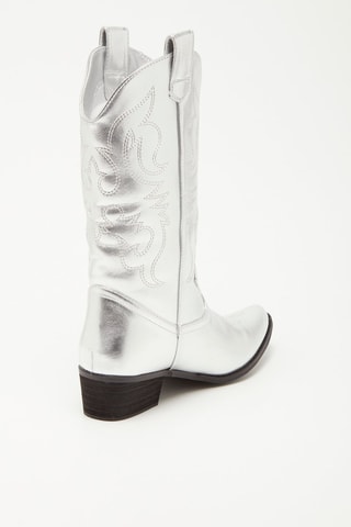 Botas Prateado