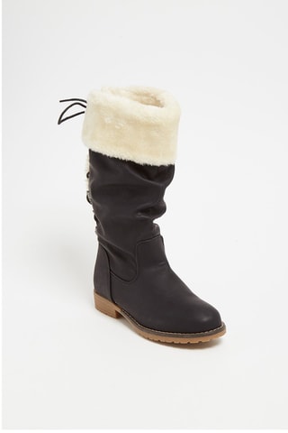 Botas forradas Preto