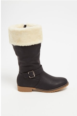 Botas forradas Preto