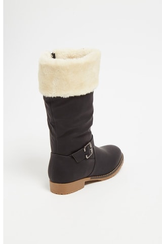 Botas forradas Preto